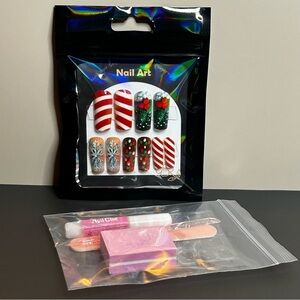 29 Piece Nail Art Set Christmas Winter Theme